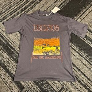 Anine Bing Rio de Janeiro Woman’s Navy Blue T-Shirt Sizes Small